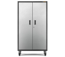 Load image into Gallery viewer, Ready-to-Assemble Mobile Storage Cabinet - Silver Tread