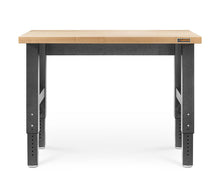 Load image into Gallery viewer, 4' (121.9 cm) Wide Adjustable Height Hardwood Workbench