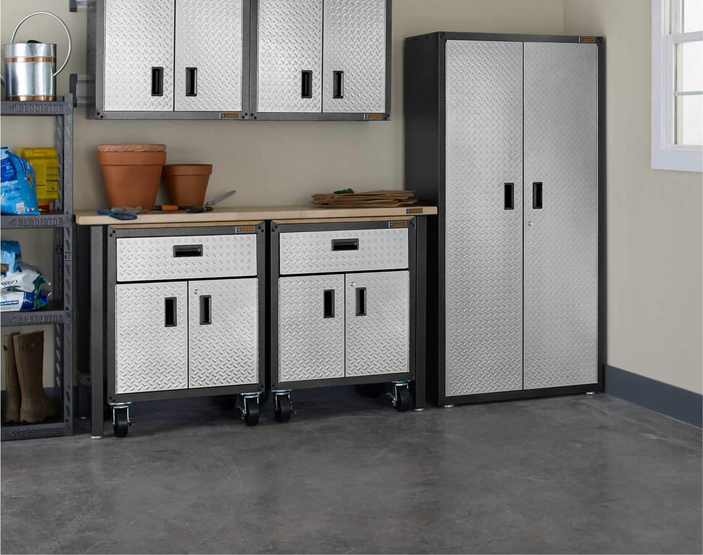 Gladiator metal cabinet deals